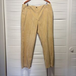 New Directions Ladies Burlap Corduroy Stretch Jeans Style Pants Size 18W